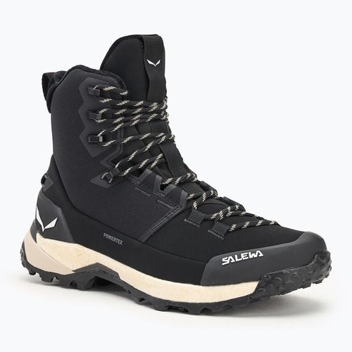Stivali da trekking Salewa da donna Puez Winter Mid Ptx nero / nero