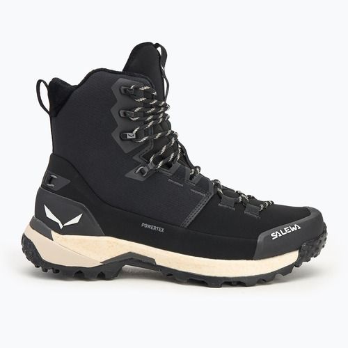 Stivali da trekking Salewa da donna Puez Winter Mid Ptx nero / nero