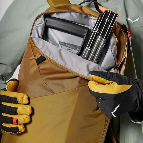 Zaino da sci Salewa Sella Free 22 l marrone dorato