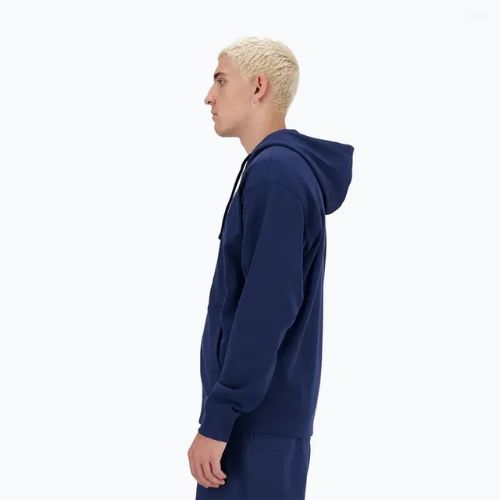 Felpa New Balance Stacked Logo Uomo French navy