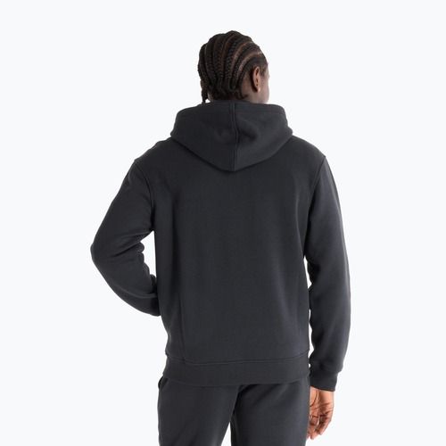 Felpa New Balance Core Brushed Full Zip uomo nero