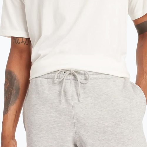 Pantaloncini New Balance da uomo in pile 9" grigio atletico