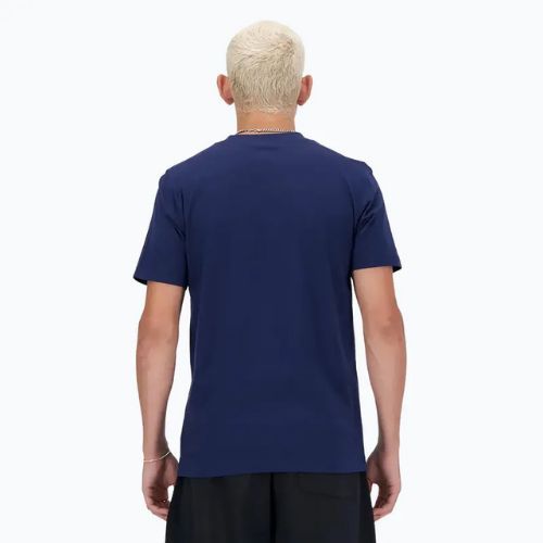 T-shirt New Balance Stacked Logo Uomo navy