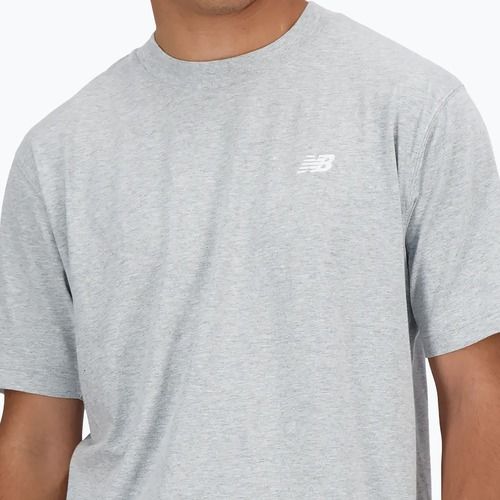 Maglietta New Balance Small Logo grigio atletico da uomo