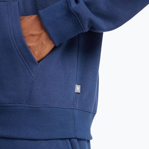 Felpa con cappuccio New Balance Graphic Uomo navy