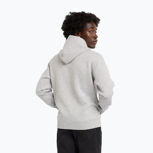 Felpa con cappuccio New Balance Core Brushed da uomo, grigio atletico
