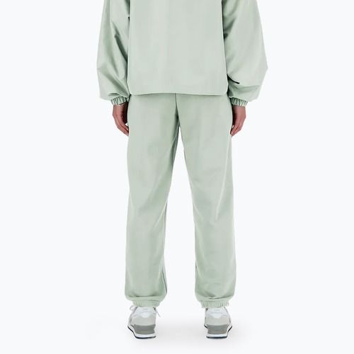 Pantaloni New Balance French Terry Jogger da donna, menta naturale