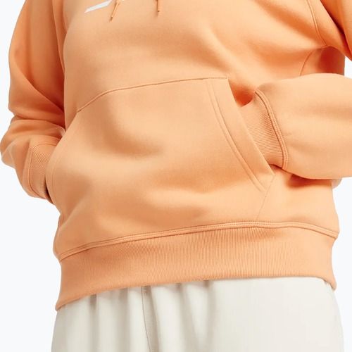 Felpa con cappuccio in pile New Balance donna, marrone