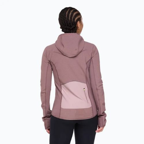 Felpa running donna HOKA Sky Glow Half Zip smokey quartz