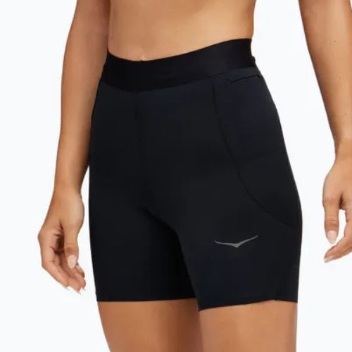 Pantaloncini da corsa da donna HOKA Novafly 6" nero