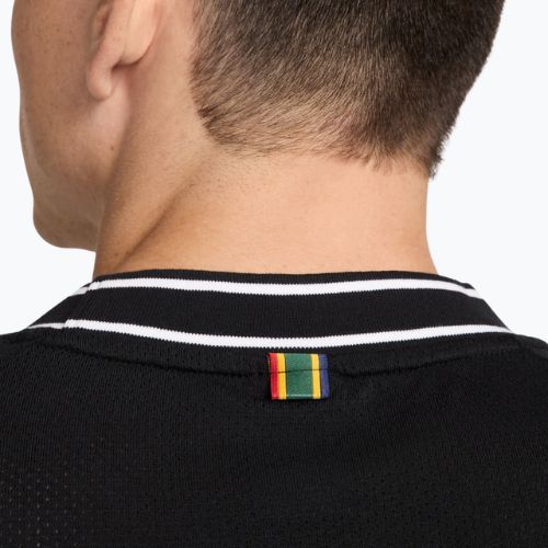 Maglietta da tennis da uomo Nike Court Heritage nero/bianco