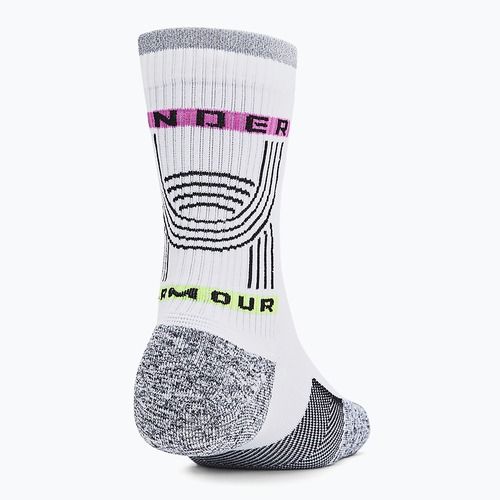 Calzini Under Armour ArmourDry Run Cushion Mid-Crew bianco/nero