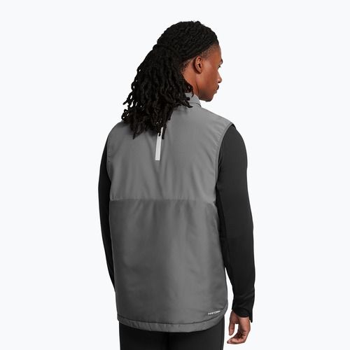 Gilet da corsa Under Armour Storm Session da uomo, color castlerock/riflettente