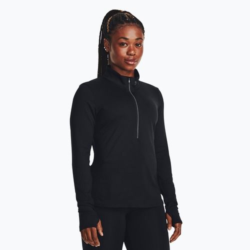 Under Armour Launch Pro Half Zip nero/riflettente da donna a maniche lunghe da running