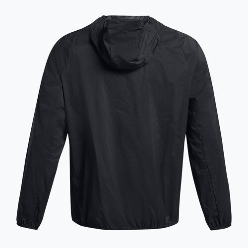 Giacca da running Under Armour Launch Lightweight nero/nero/bianco da uomo