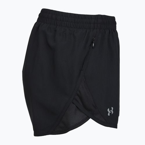 Pantaloncini da corsa Under Armour Fly By 3" donna nero/nero/riflettente