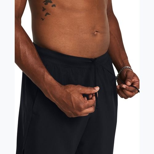 Pantaloncini da corsa Under Armour Launch 7" da uomo nero/nero/riflettente