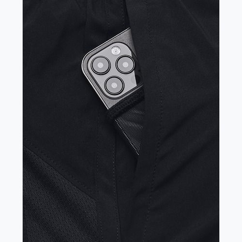 Pantaloncini da corsa Under Armour Launch 7" da uomo nero/nero/riflettente