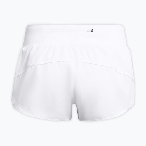 Pantaloncini da corsa Under Armour Launch Pro 2'' donna bianco/bianco/riflettente