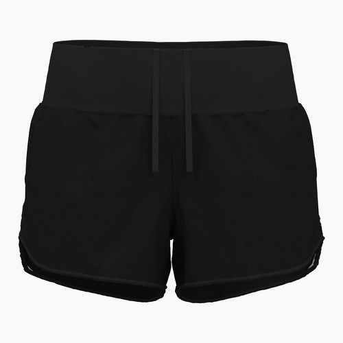 Pantaloncini da corsa Under Armour Launch Pro 3'' donna nero/riflettente