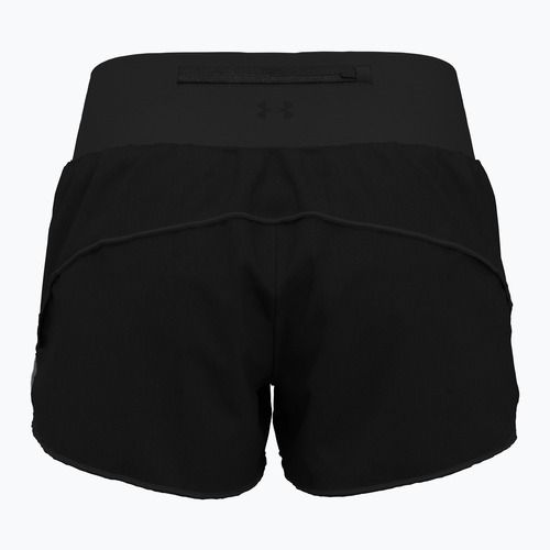 Pantaloncini da corsa Under Armour Launch Pro 3'' donna nero/riflettente