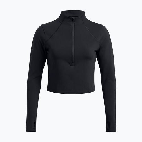 Under Armour Launch Elite Half Zip nero/riflettente da donna a maniche lunghe da running