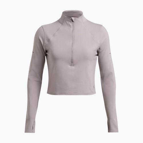 Under Armour Launch Elite Half Zip donna, manica lunga da running grigio tetra/riflettente