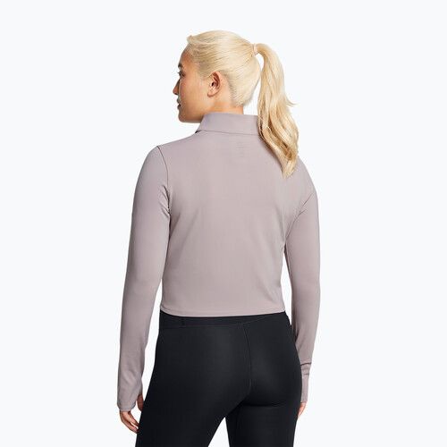 Under Armour Launch Elite Half Zip donna, manica lunga da running grigio tetra/riflettente