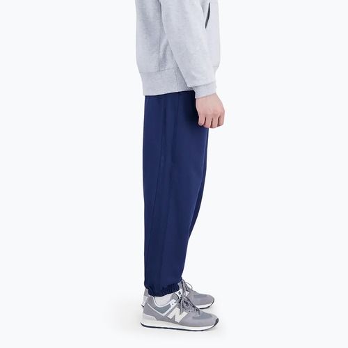 Pantaloni New Balance Athletics Remastered French Terry blu da uomo