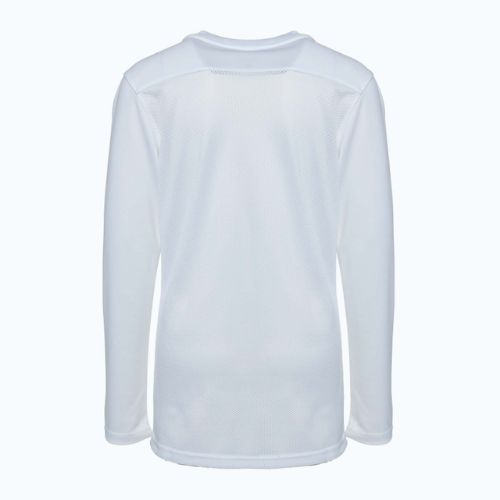 Maglia a maniche lunghe da calcio Nike Dri-Fit Park VII per bambini, bianco/nero