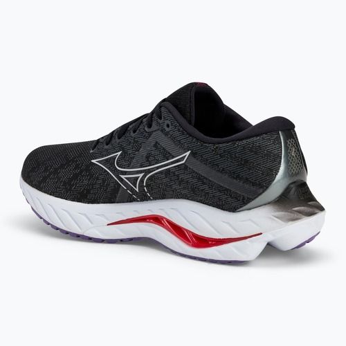 Scarpe da corsa da donna Mizuno Wave Inspire 19 nero/ argento/ bitsweet