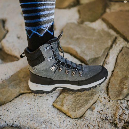 Scarpe da trekking uomo KADVA Adven Mid WaterProof grigie