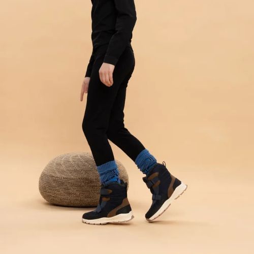 Stivali da neve per bambini KADVA Nevad WaterProof Jrb 3M Thinsulate blu navy