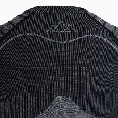 Completo di biancheria intima termica da donna KADVA Streif W Set senza cuciture nero
