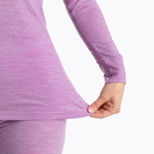 Set intimo termico donna WOOLCANO Merino SET0543 viola