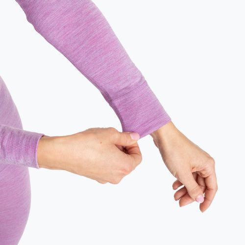 Set intimo termico donna WOOLCANO Merino SET0543 viola