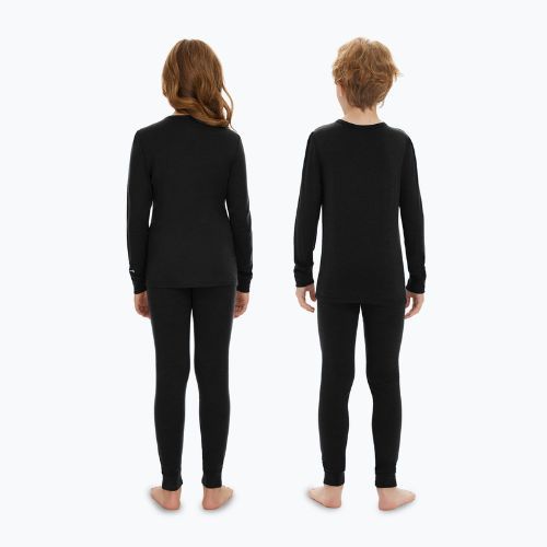 Set intimo termico per bambini SET0683 nero WOOLCANO Merino