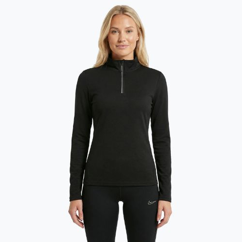 Felpa termica da donna WOOLCANO Merino TOP0545 nero