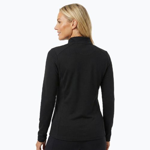 Felpa termica da donna WOOLCANO Merino TOP0545 nero