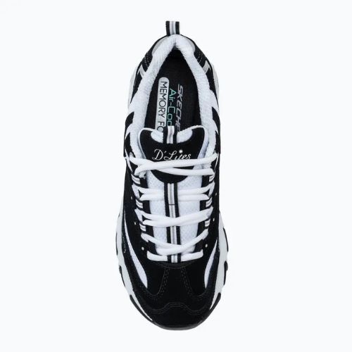 SKECHERS scarpe da donna D'Lites Biggest Fan nero/bianco/argento