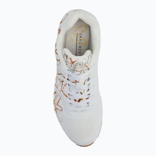 Scarpe da donna SKECHERS Uno Metallic Love bianco/multicolore metallizzato
