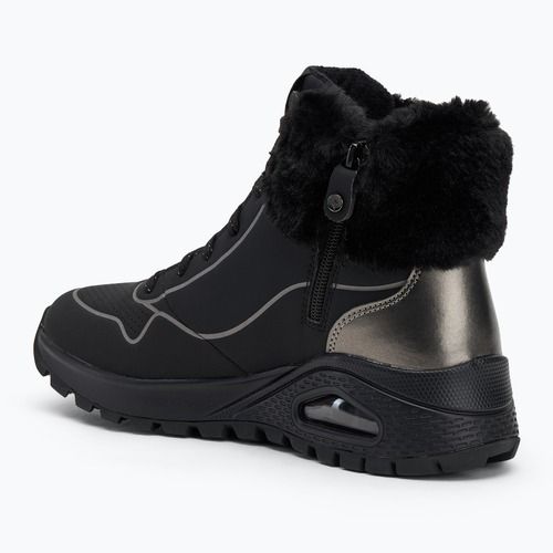 Scarpe SKECHERS Uno Rugged Fall Shimmer nero/metallizzato da donna
