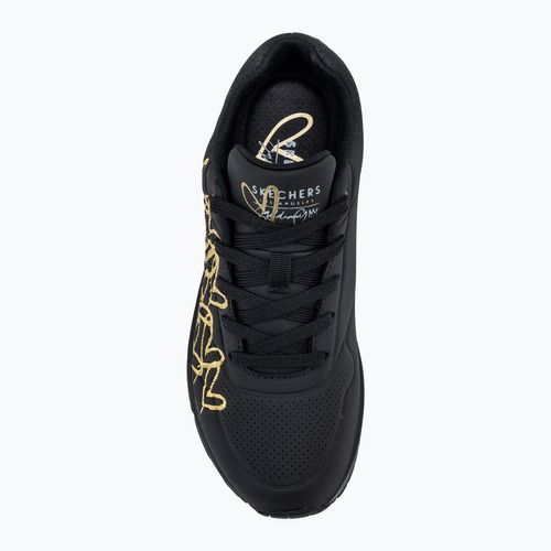SKECHERS scarpe da donna JGoldcrown Uno Golden Heart nero/multicolore metallizzato