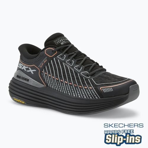 SKECHERS Uomo Max Cushioning Suspension Nitevizn scarpe nere