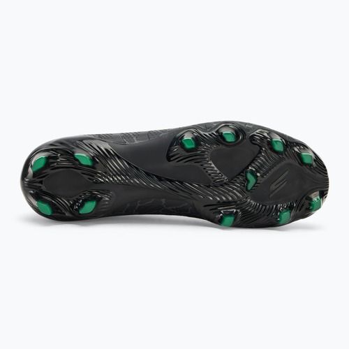 Scarpe da calcio Skechers SKX Academy Gold 1.5 FG nero/argento per uomo