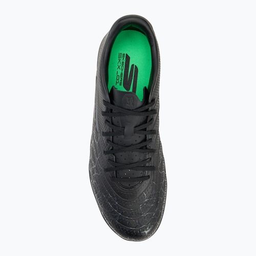 Scarpe da calcio da uomo Skechers SKX Academy Gold 1.5 TF nero/argento