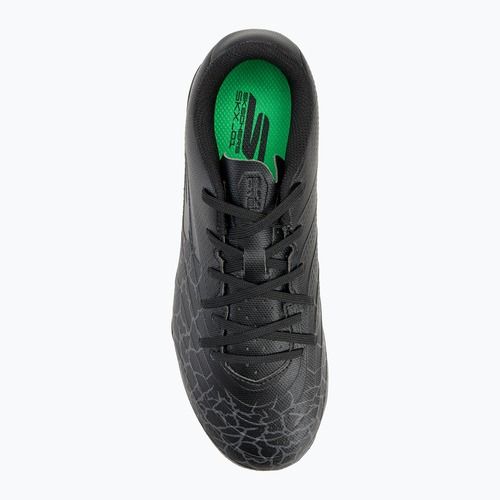 Skechers SKX Gold 1.5 FG nero/argento scarpe da calcio per bambini