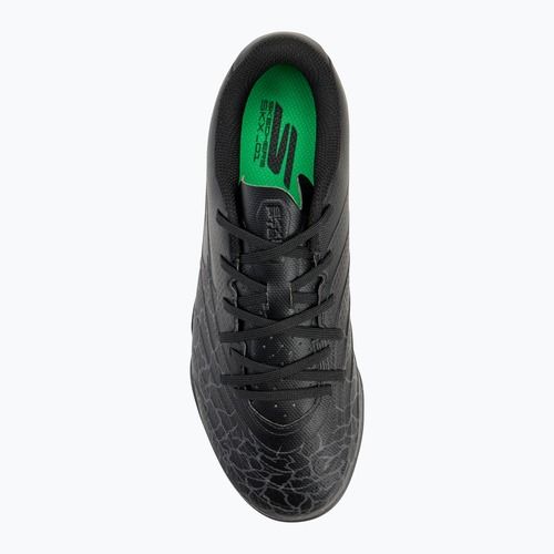 Skechers SKX Gold 1.5 TF nero/argento scarpe da calcio per bambini