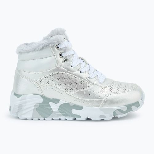 SKECHERS Uno Lite Camo Dazzle argento/grigio scarpe per bambini