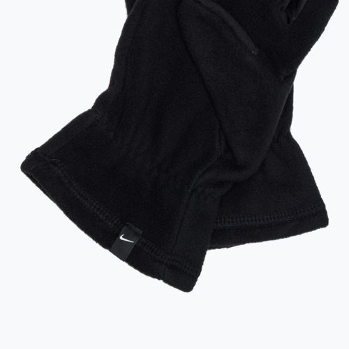 Guanti da corsa Nike One Therma-Fit Fleece donna nero/bianco